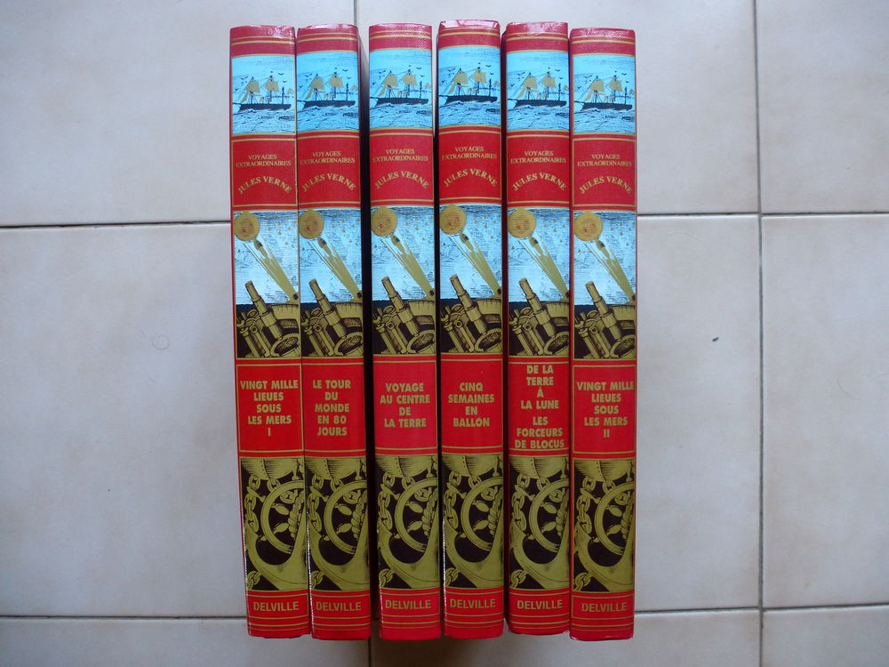 Collection Jules Verne en 6 volumes Livres et BD