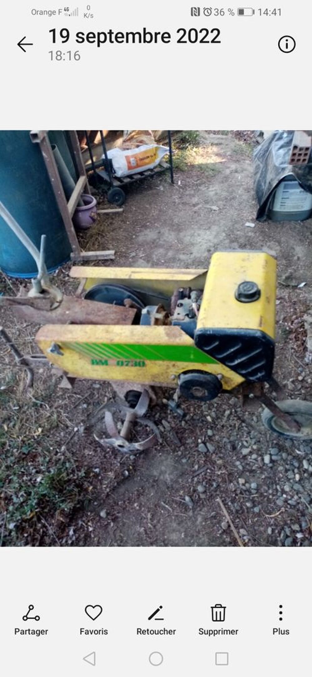 Motoculteur Jardin