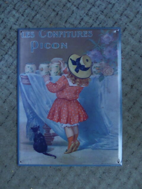 plaque publicitaire LES CONFITURES PICON 18 Lyon 8 (69)