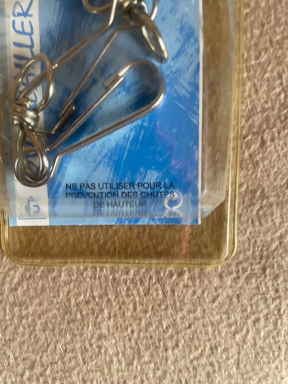 2 mousquetons en m&eacute;tal de 50mm vintage- 50 % pour 5 articles Bricolage