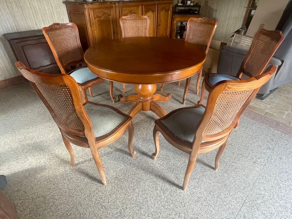 Ensemble de meubles style Louis XVI en Merisier Meubles