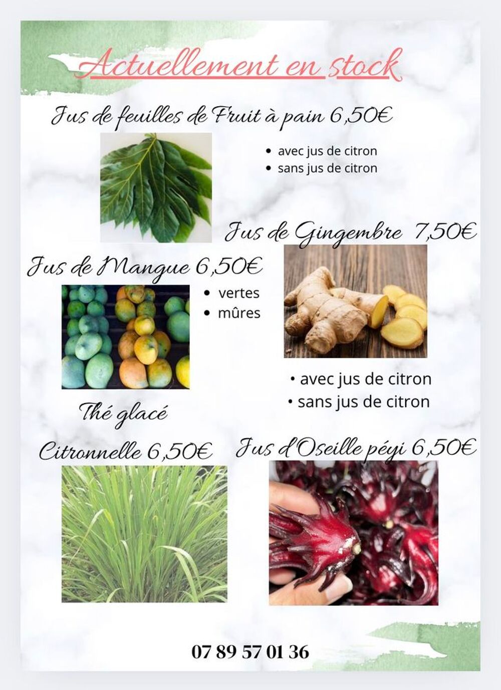 Jus, sirops et liqueurs locaux - fait maison Cuisine