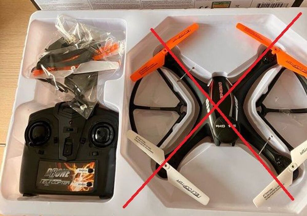 Drone Explorer MGM : pi&egrave;ces d&eacute;tach&eacute;es Jeux / jouets