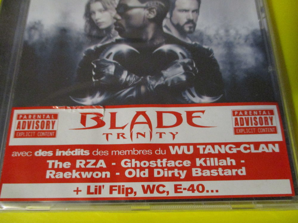 BLADE TRINITY CD BOF RZA WU TANG CLAN NEUF CD et vinyles