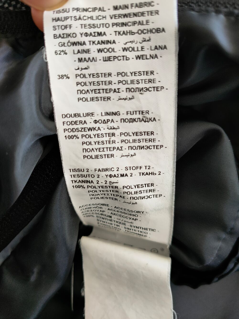 DEVRED - Veste adulte homme hiver, M, Caban manteau gris Vêtements