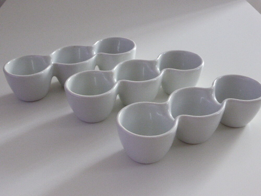 Lot de 3 verrines / ramequins 3 compartiments Cuisine