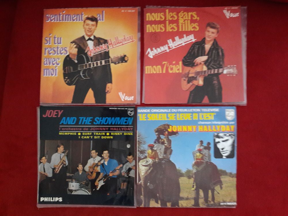 Rare 45 T AND THE SHOMEN JOHNNY HALLYDAY CD et vinyles