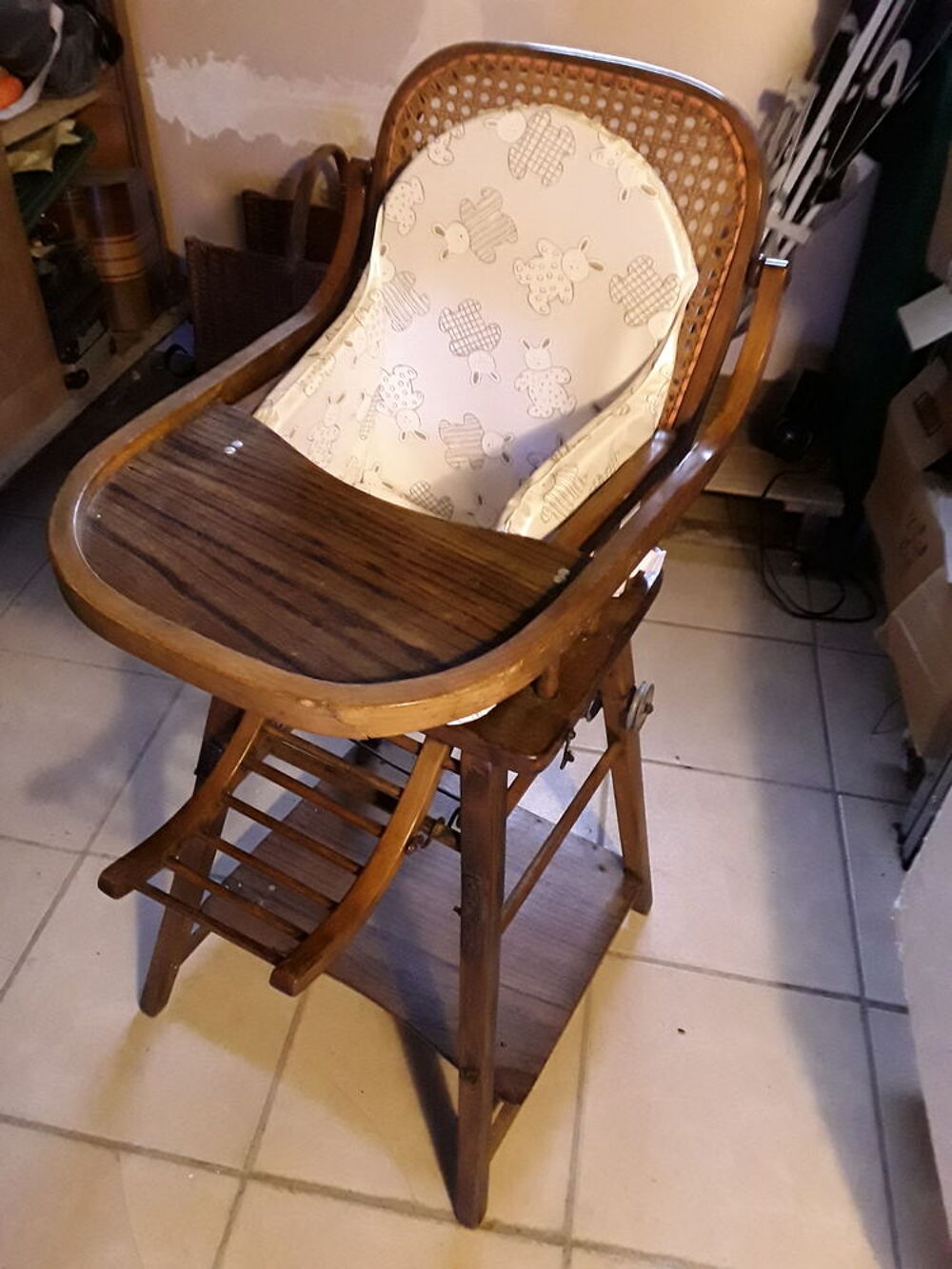 Chaise haute vintage Puériculture