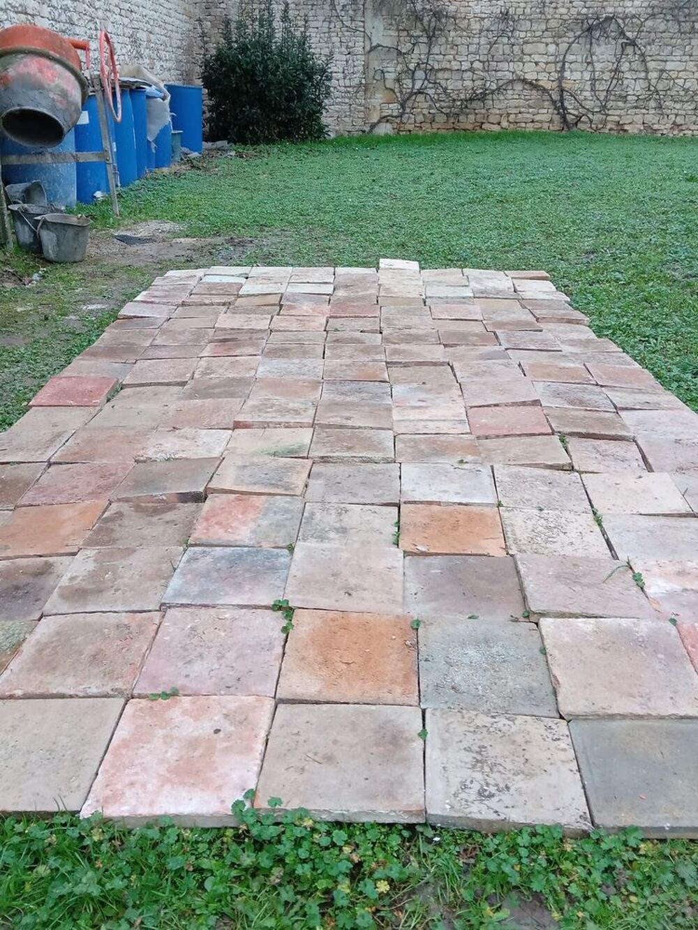 Tomettes anciennes Jardin