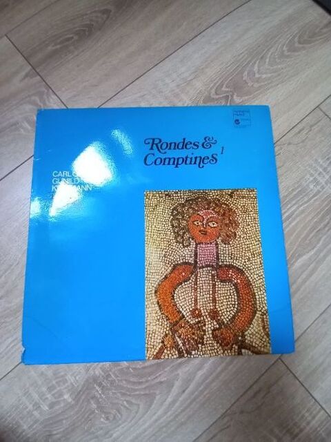 Rondes et comptines n 1 vinyle 33 tours 6.5 Villiers (86)