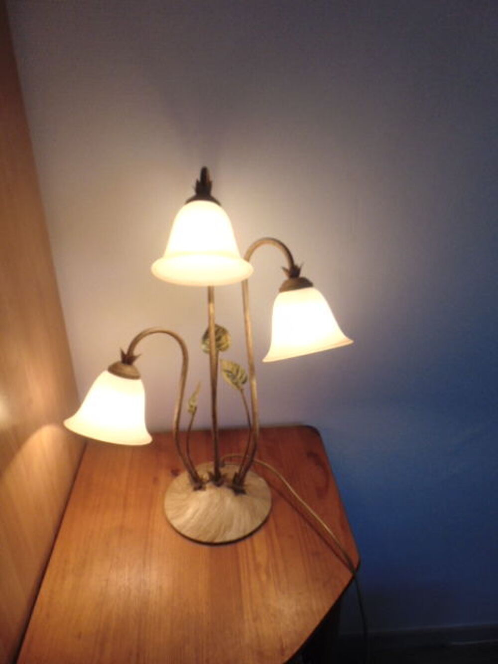 Lampe florale italienne ? Artigiana Lampadari ?? Décoration