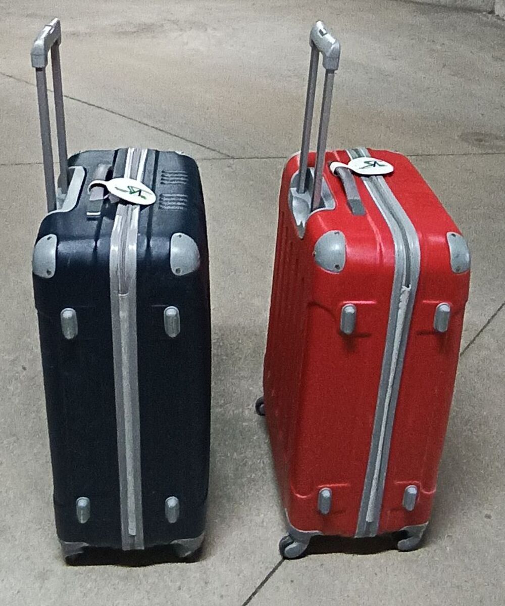 02 VALISES DE SOUTE "FARAWAY" RIGIDES, 74 CMS Maroquinerie