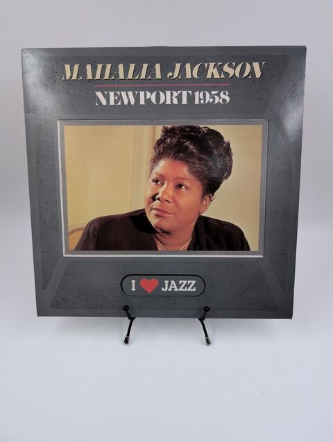 Vinyle 33 tours Mahalia Jackson Newport 1958 : I Love Jazz  5 Vulbens (74)