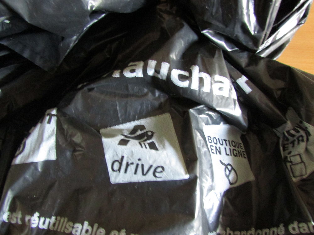 Poches de supermarch&eacute;s Bricolage