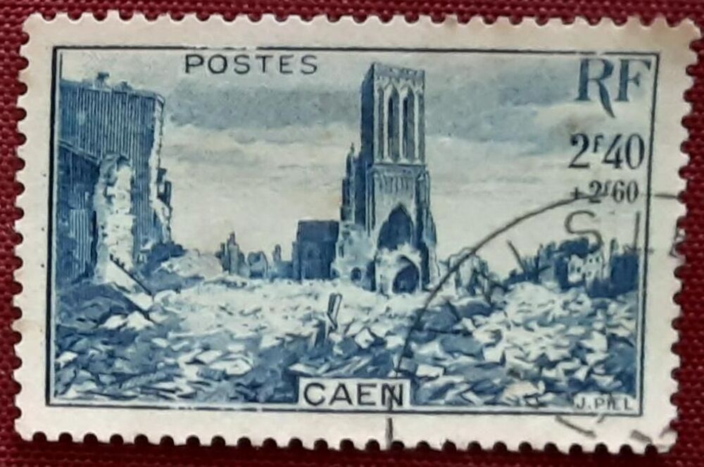 timbre CAEN 2f40+2f60 oblit&eacute;r&eacute; 