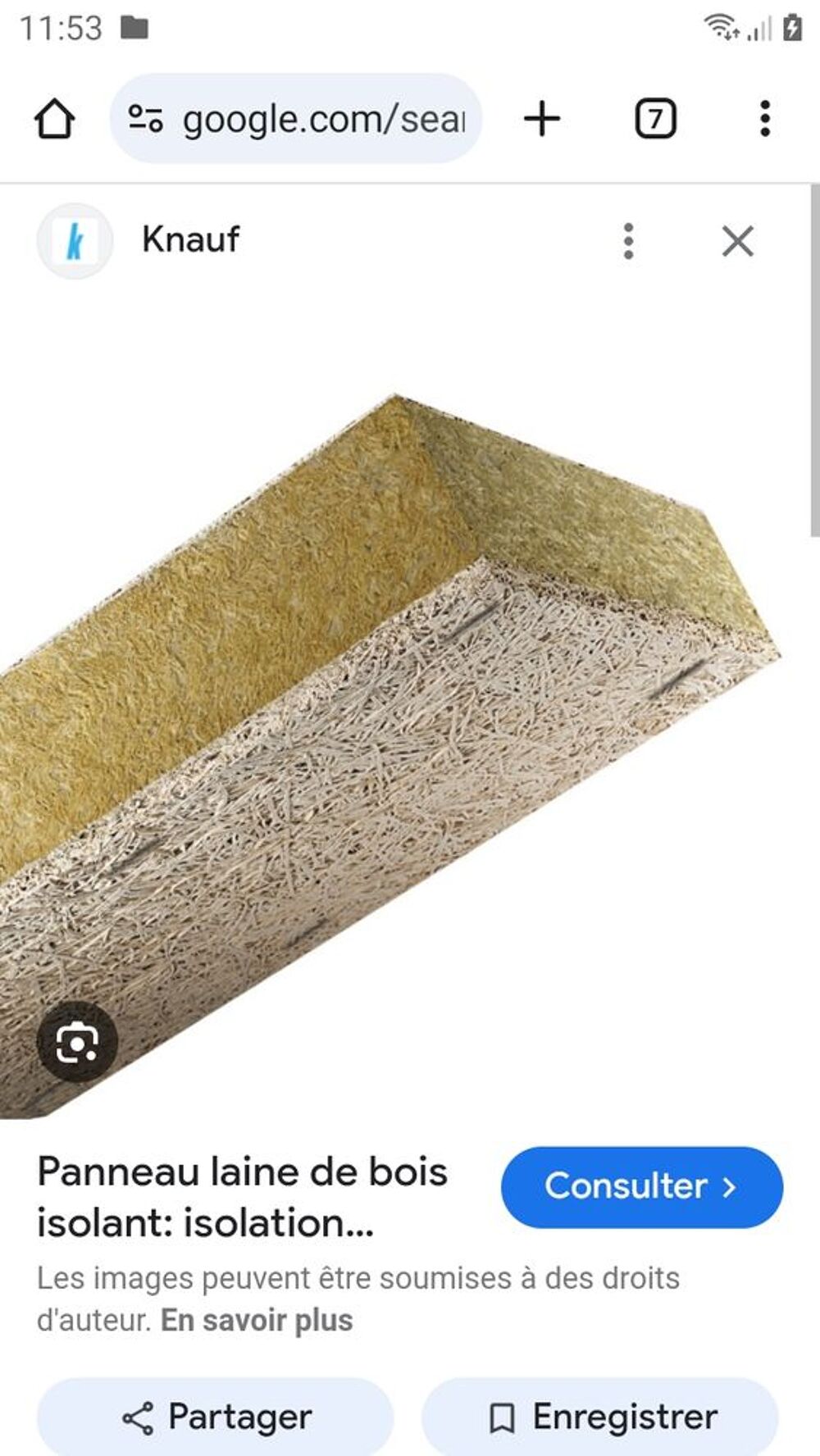 PANNEAUX KNAUF LAINE DE BOIS Bricolage