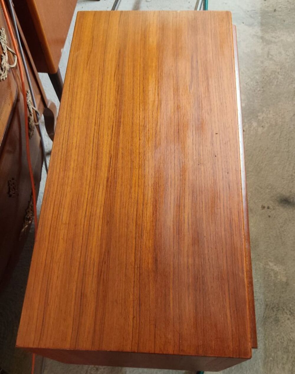 Buffet scandinave vintage en teck avec surface d'&eacute;criture Meubles