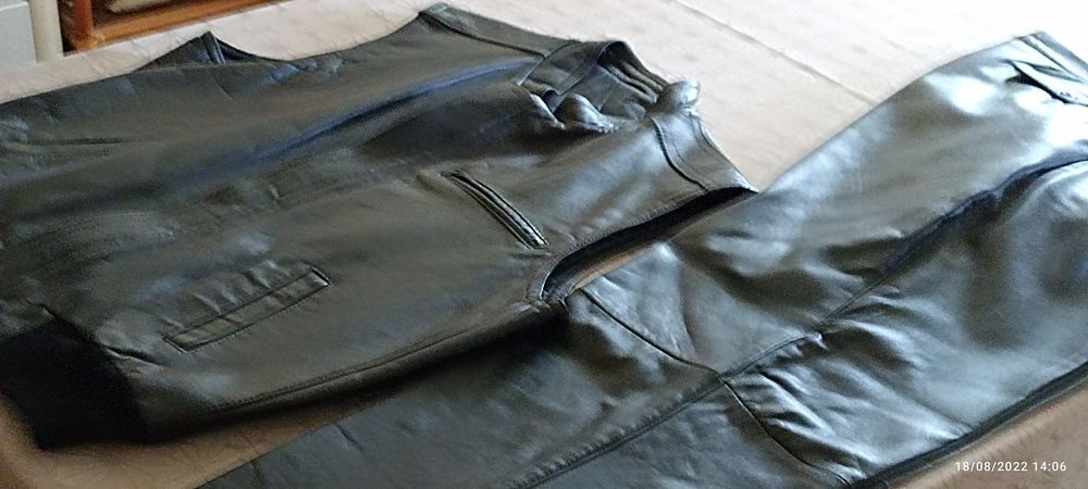 Veste Cuir sans Manche Mac Douglas , cuir Irlandais Vtements