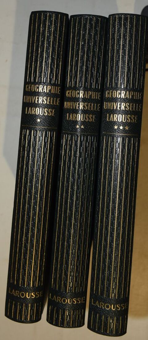 Geographie Universelle Larousse 3 Tomes - Pierre Deffontaine 20 Roissy-en-Brie (77)