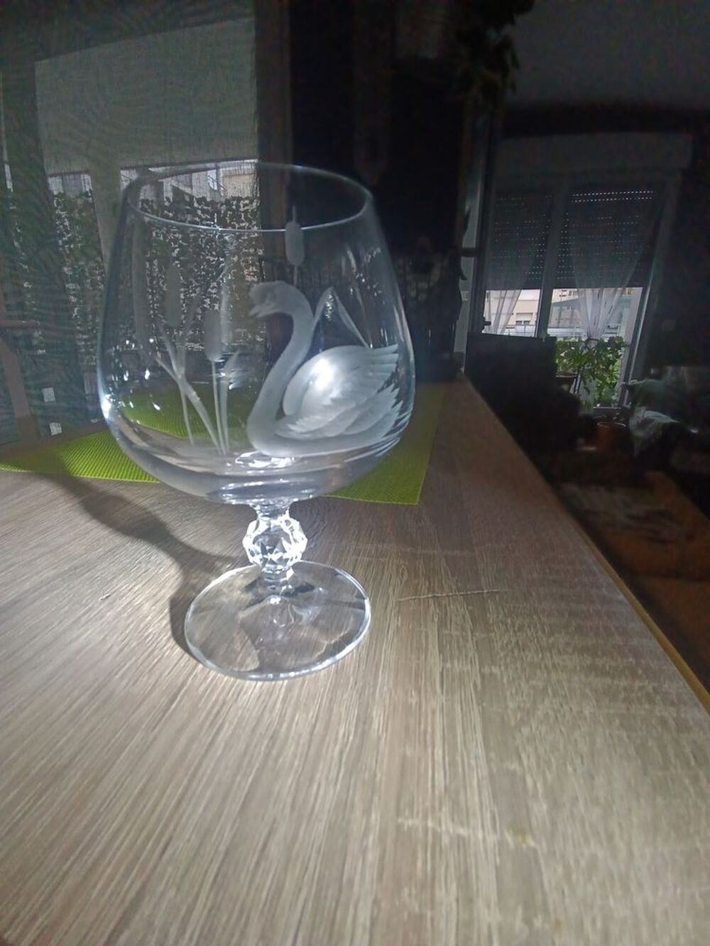6 Verres cristal Décoration