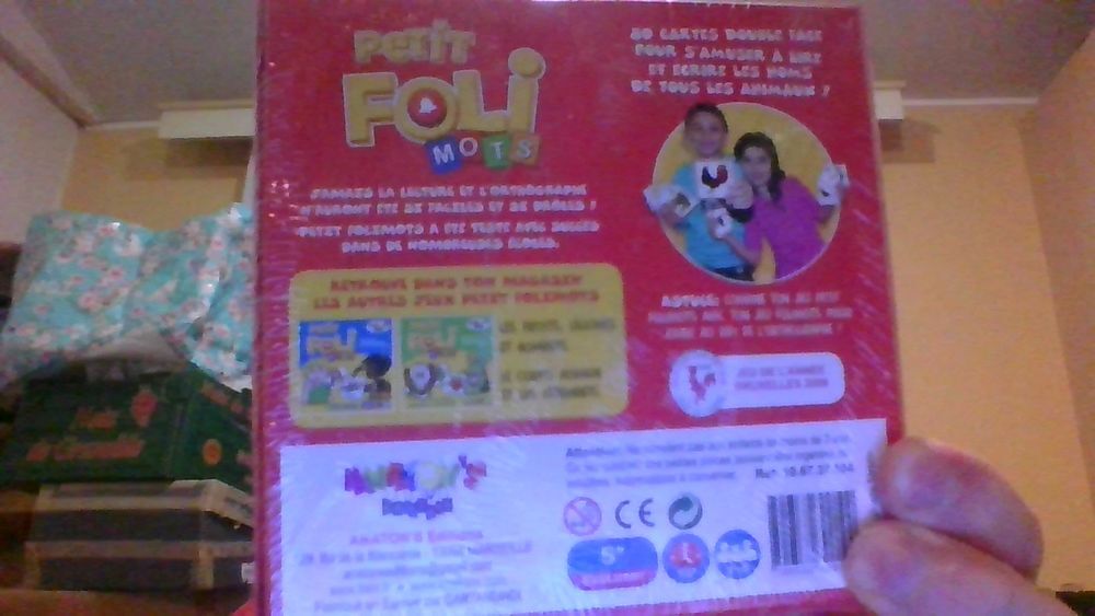 jeu petit foli mots 
80 cartes animaux neuf sous blister
l Jeux / jouets