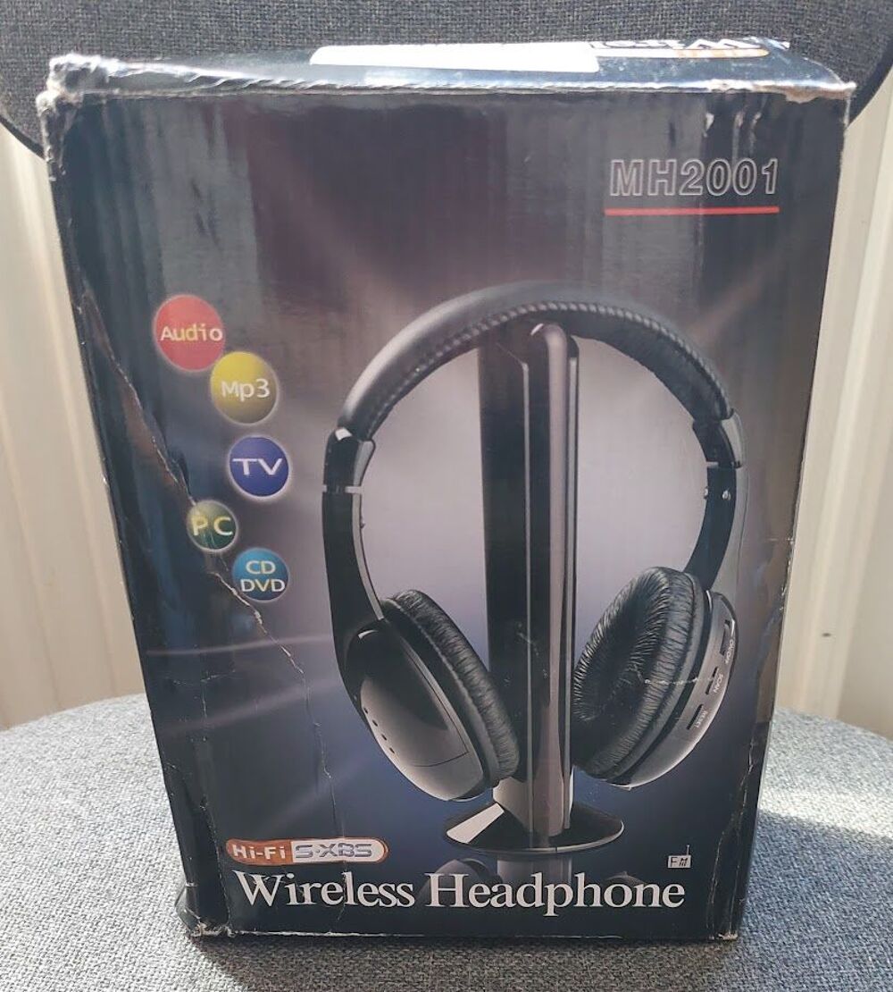 Casque sans fil Audio, TV, PC, Mp3, CD DVD Audio et hifi