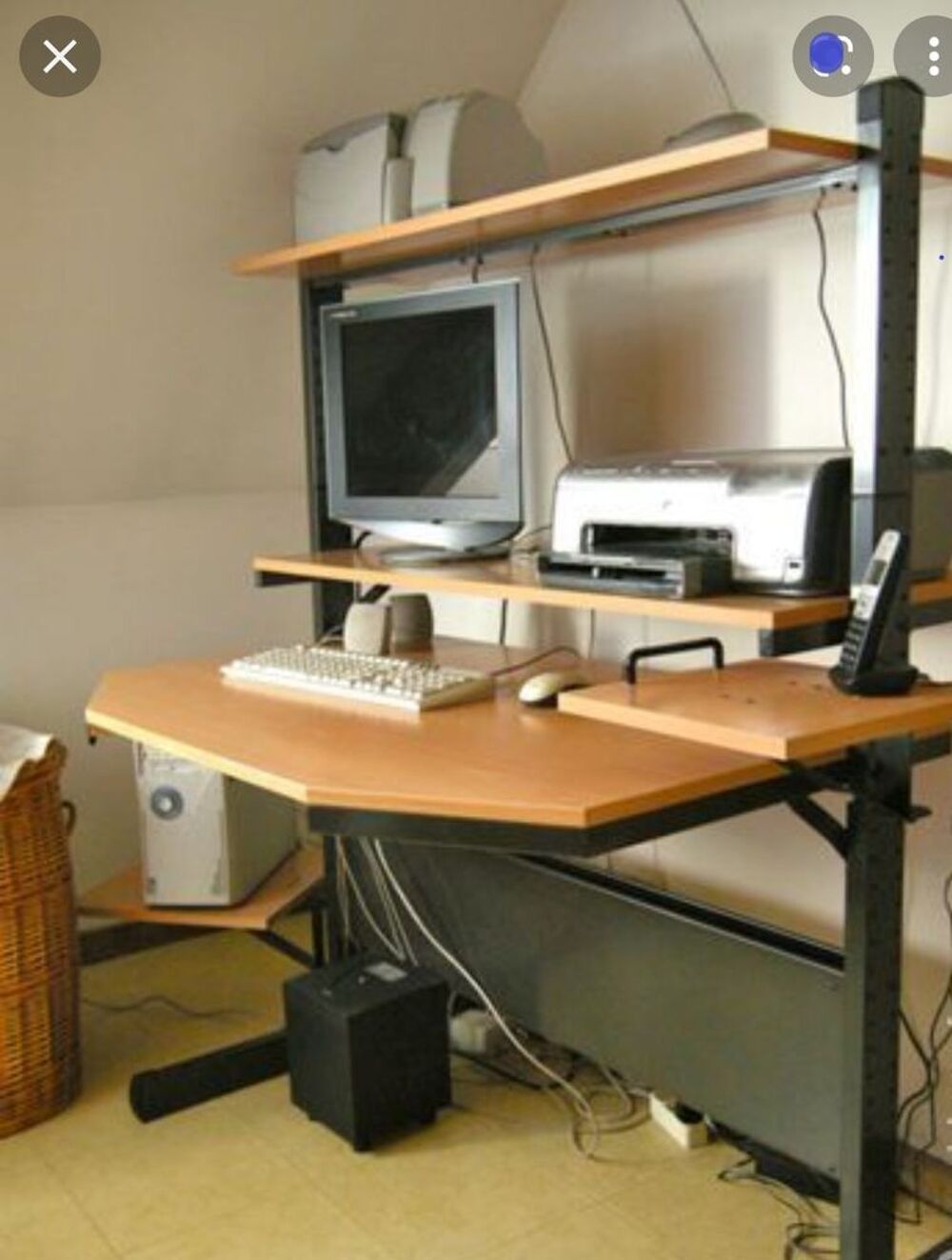 2 lits ado et bureau Meubles