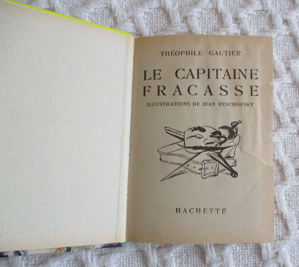 CAPITAINE FRACASSE BIBLIOTHEQUE VERTE ANNEE 1966 Livres et BD