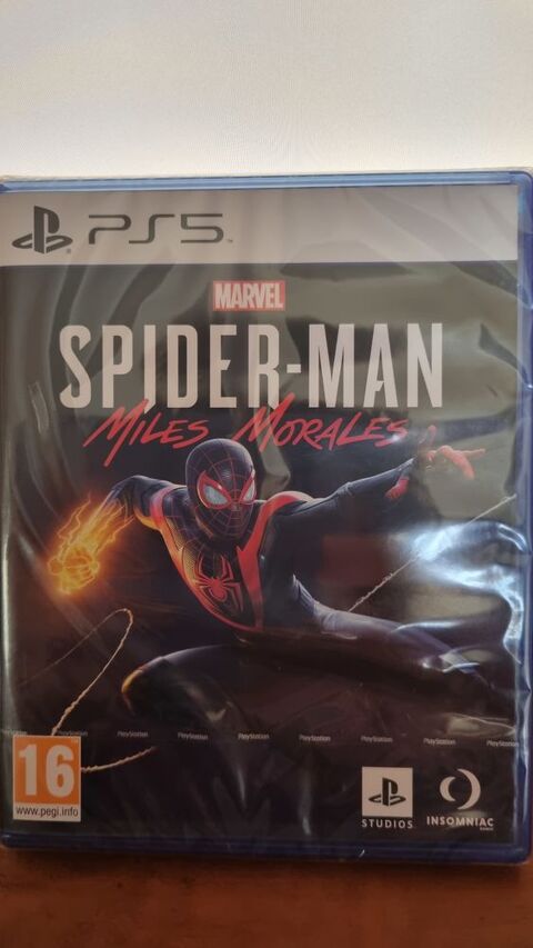 JEU PS 5 SPIDER MAN  MILES MORALES  jeu encore emball 25 Les Lilas (93)