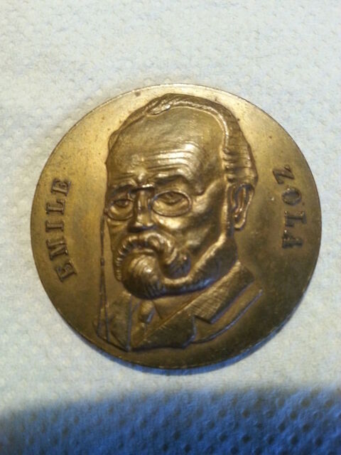 médaille emile zola 20 Montceaux-lès-Provins (77)