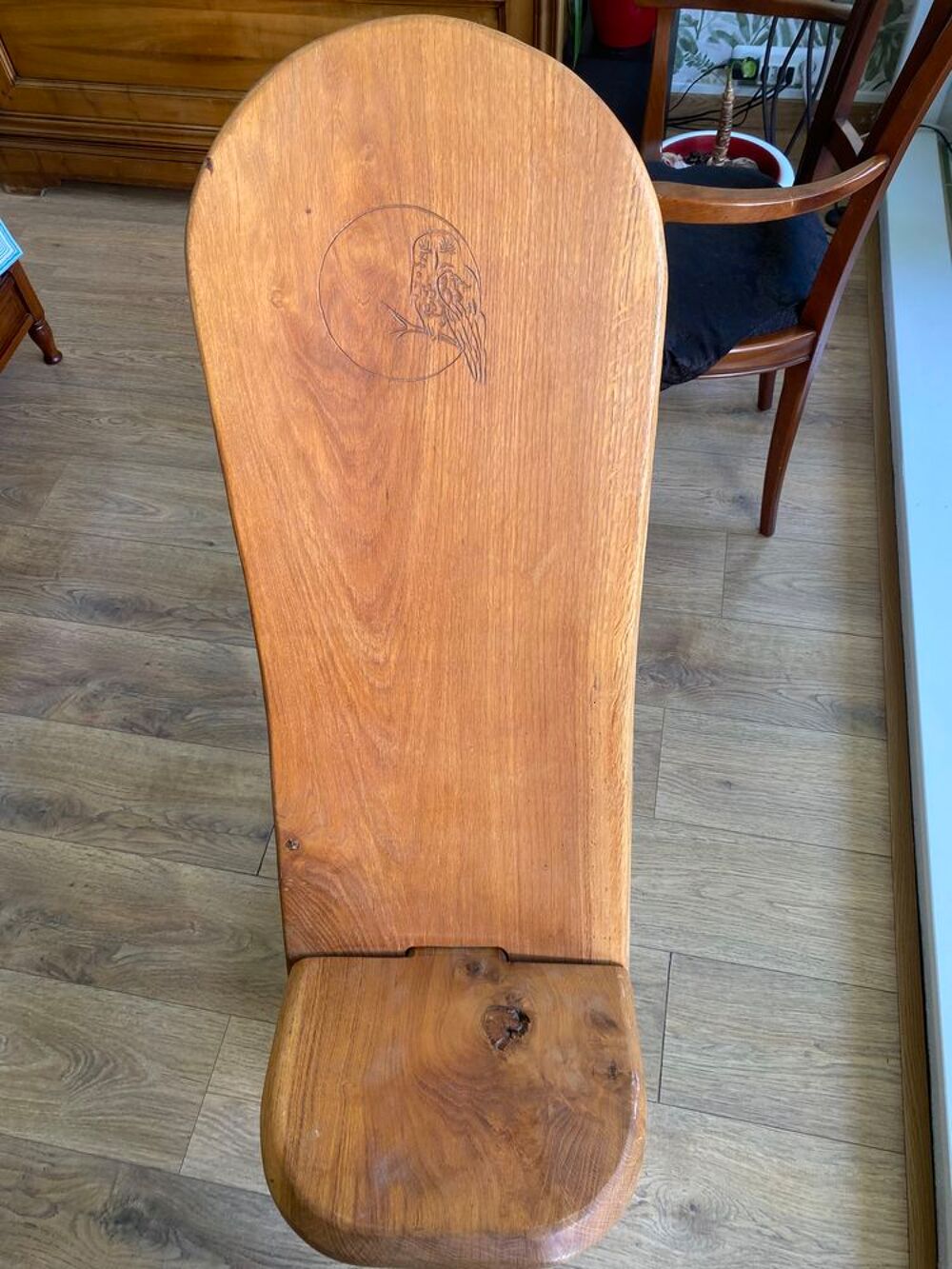 Chaise Africaine bois massif Décoration