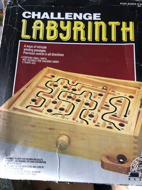 Jeu LABYRINTHE EN BOIS  dès 6 ANS 13 Saint-Genis-Laval (69)