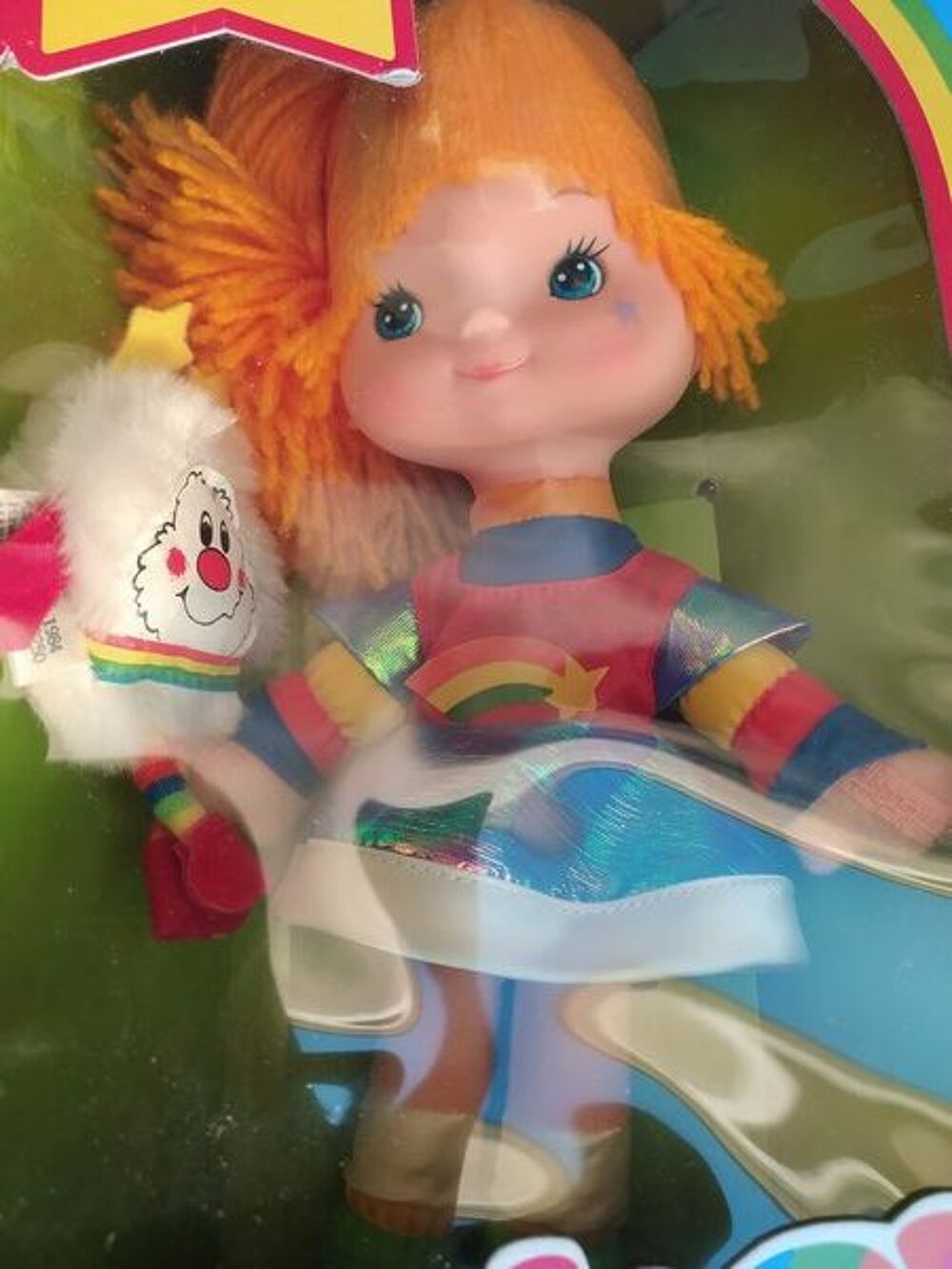 Jouet Vintage Poup&eacute;e Rainbow Brite Blondine 1983 