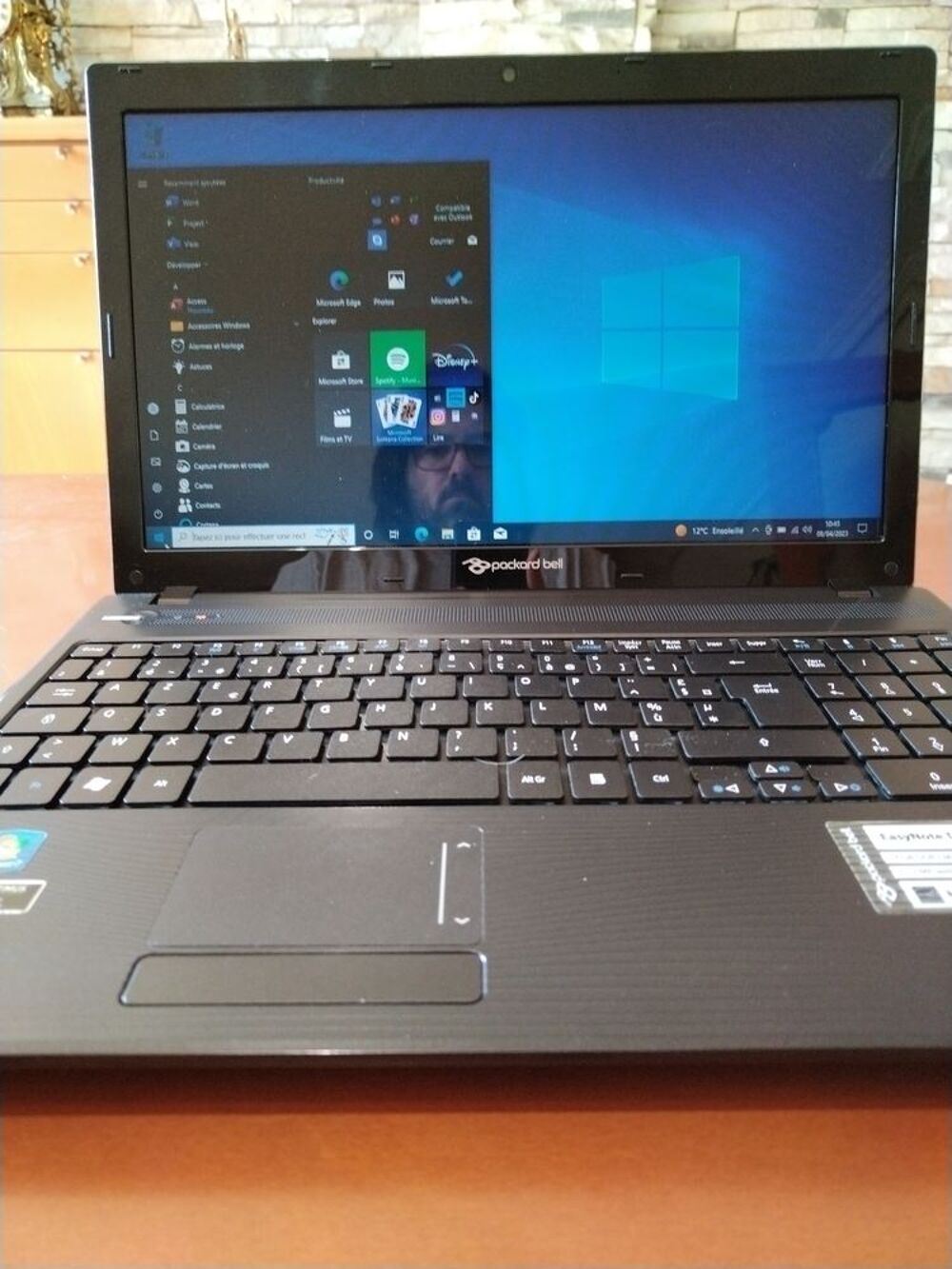 PC PORTABLE PACKARD BELL PENTIUM 8 Go SSD 256 Go R2654 Matériel informatique