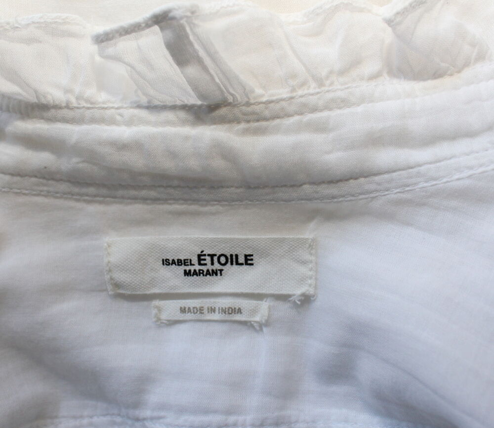 Chemise blouse &agrave; volants ISABEL MARANT ETOILE T.36.fr Vêtements