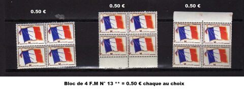 France F.M 1964
N� 13 ** x 4 en bloc
0.5 Pibrac (31)