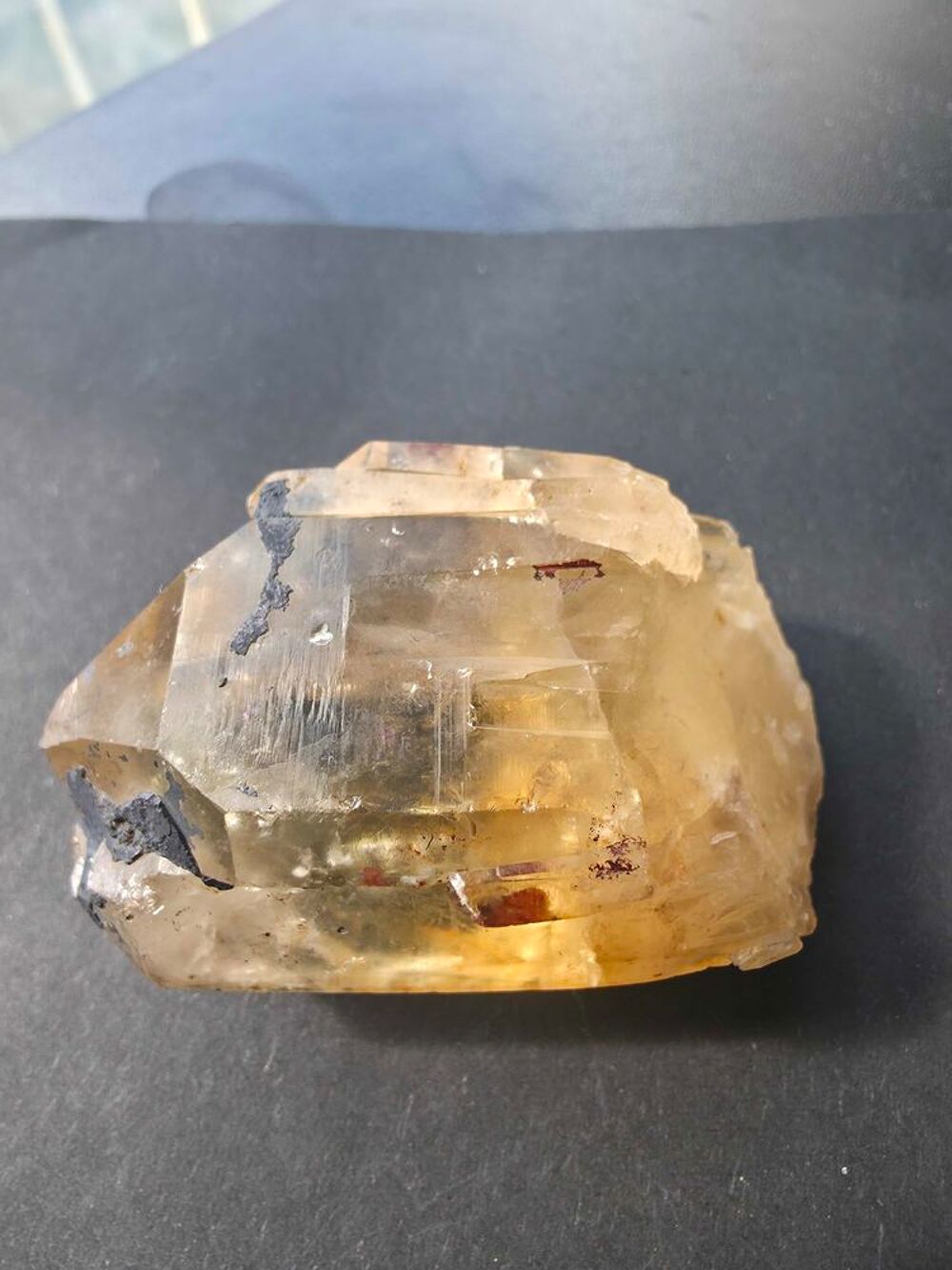 V&eacute;ritable Cristal de Citrine RDC-Sp&eacute;cimen de Collection 6,1g 