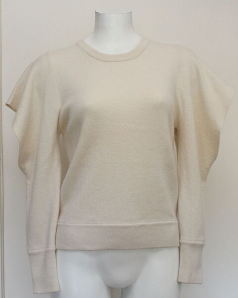 Pull écru BA&SH Doman T.2 60 Issy-les-Moulineaux (92)