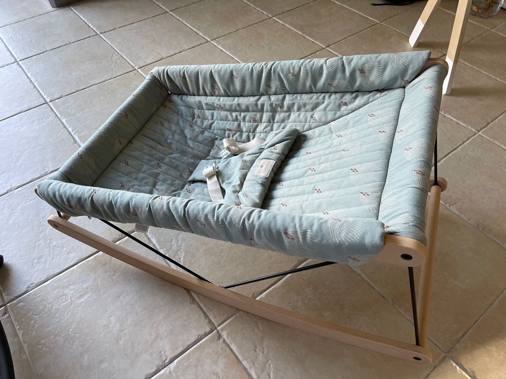 Transat b&eacute;b&eacute; Nobodinoz Growing Green Pu�riculture