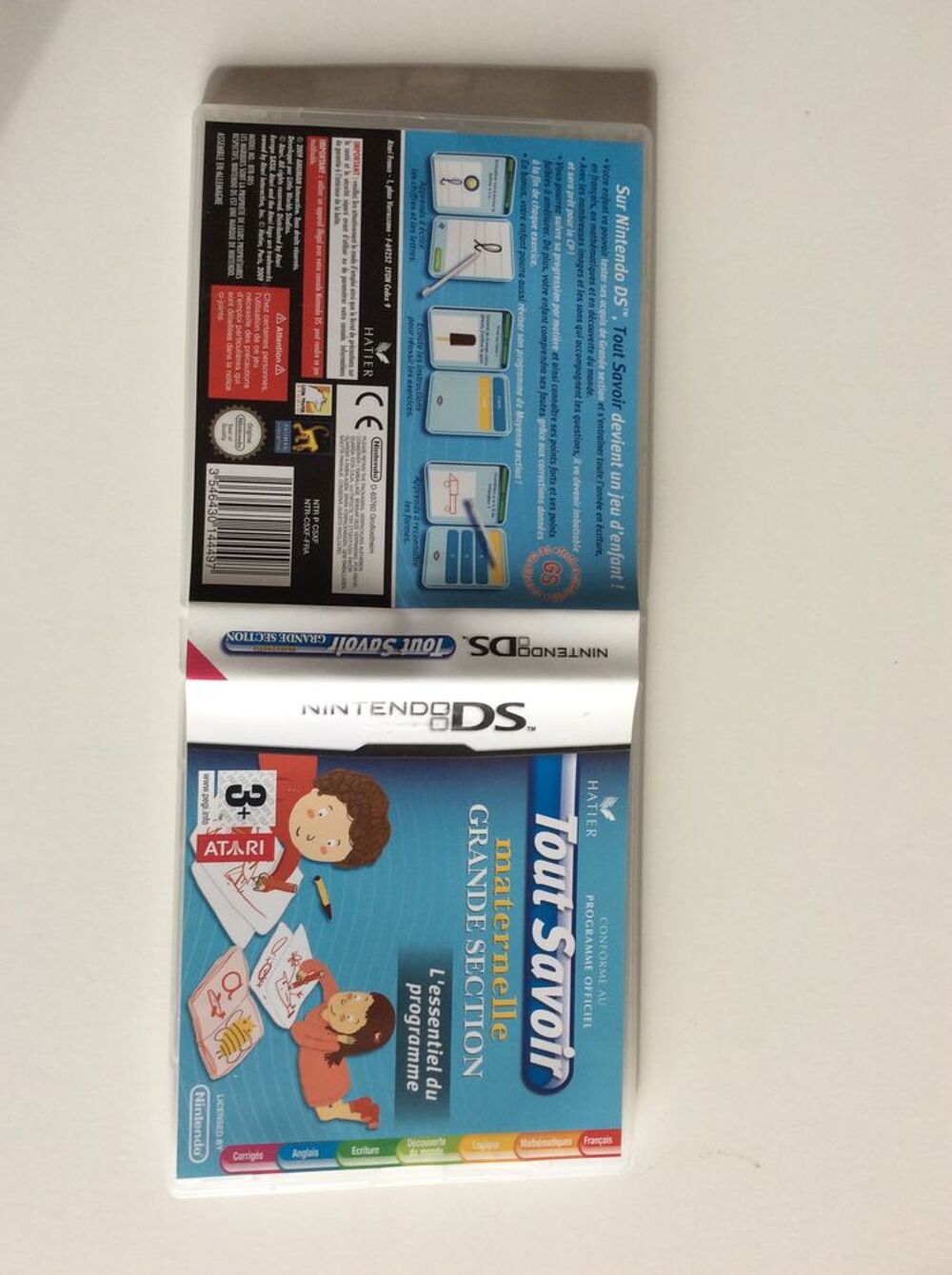 Nintendo DS jeu vid&eacute;o Tout savoir maternelle grande section Jeux / jouets
