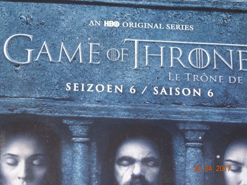 3 Coffrets DVD BLU RAY GAMES OF THRONES
Serie compl&egrave;tes DVD et blu-ray