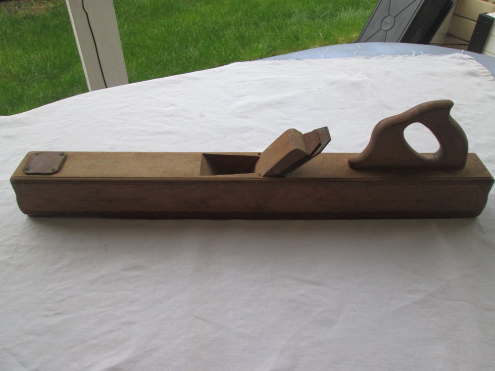 Rabot bois ancien de menuisier, rabot de longrain varlope Bricolage