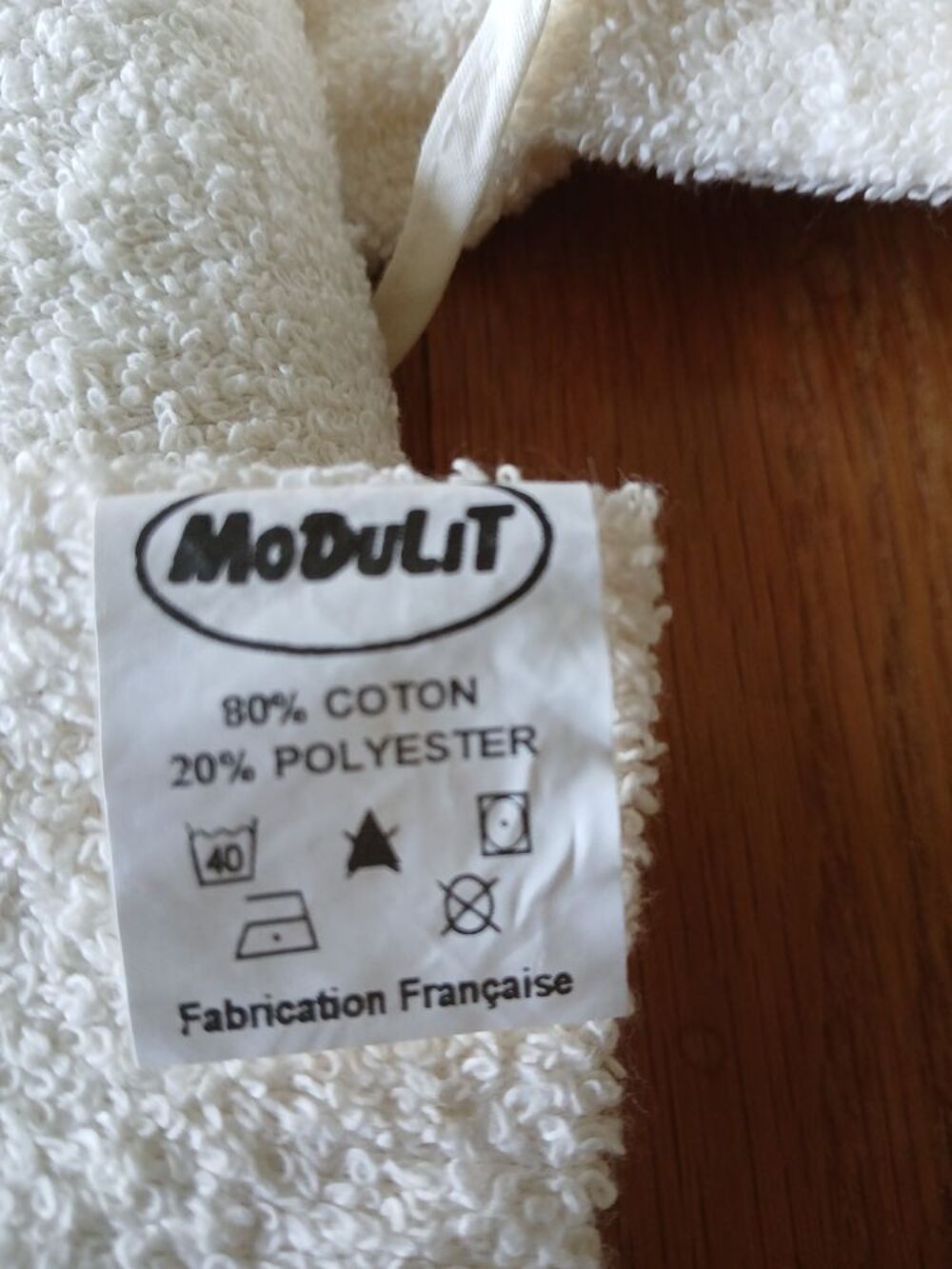 R&eacute;ducteur de lit Ecru &eacute;ponge Modulit - made in France 
Puériculture