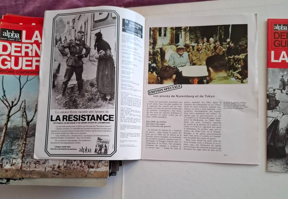 magazines alpha la derni&egrave;re guerre 1975 Livres et BD