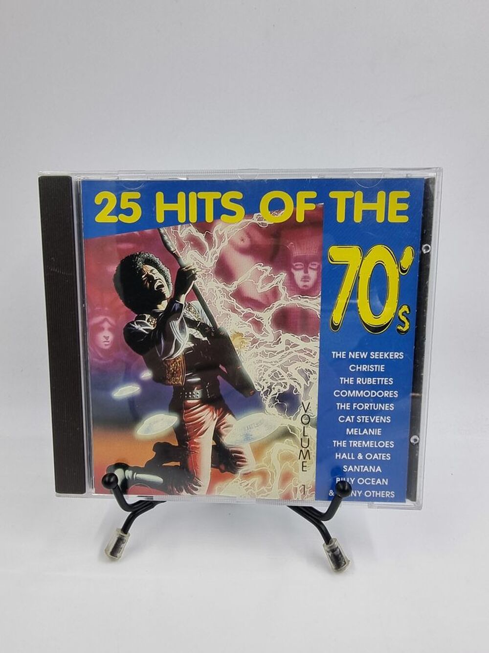 CD de musique 25 Hits of the 70's : Volume 1 avec boite CD et vinyles
