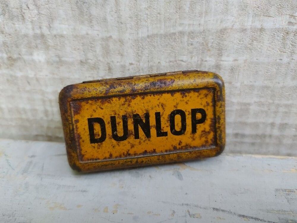 Ancienne Boite Publicitaire Dunlop N&eacute;cessaire V&eacute;lo Cycles 