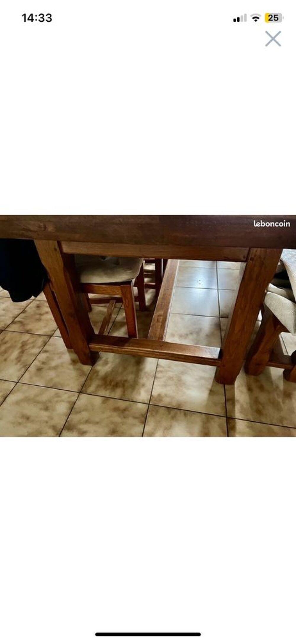 table en ch&ecirc;ne Meubles