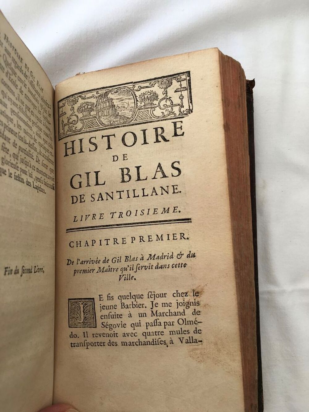 Gil Blas de Santillane -Le Sage - &Eacute;dition originale 1747 Livres et BD