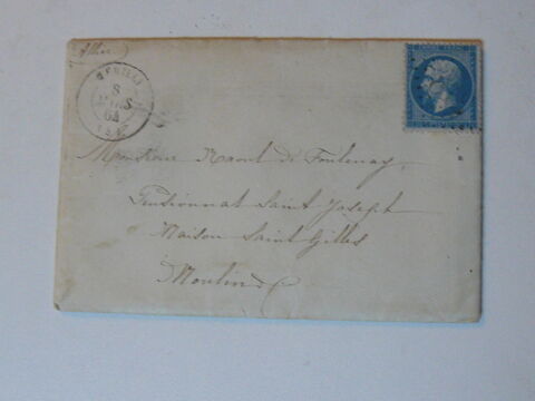 Lettre ancienne de Crilly 1864 12 Saujon (17)