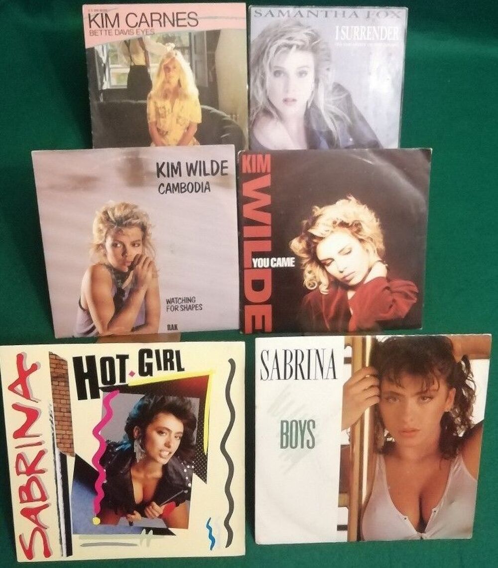 6 vinyles chanteuses anglo-saxonnes p&eacute;riode 70-80. CD et vinyles
